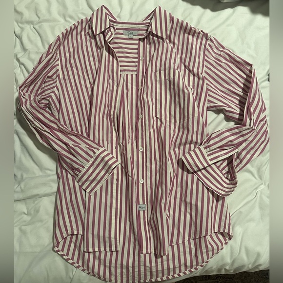 Rails Arlo Button Down Shirt Cali Stripe Long Sleeve Small Collared - Picture 6 of 10